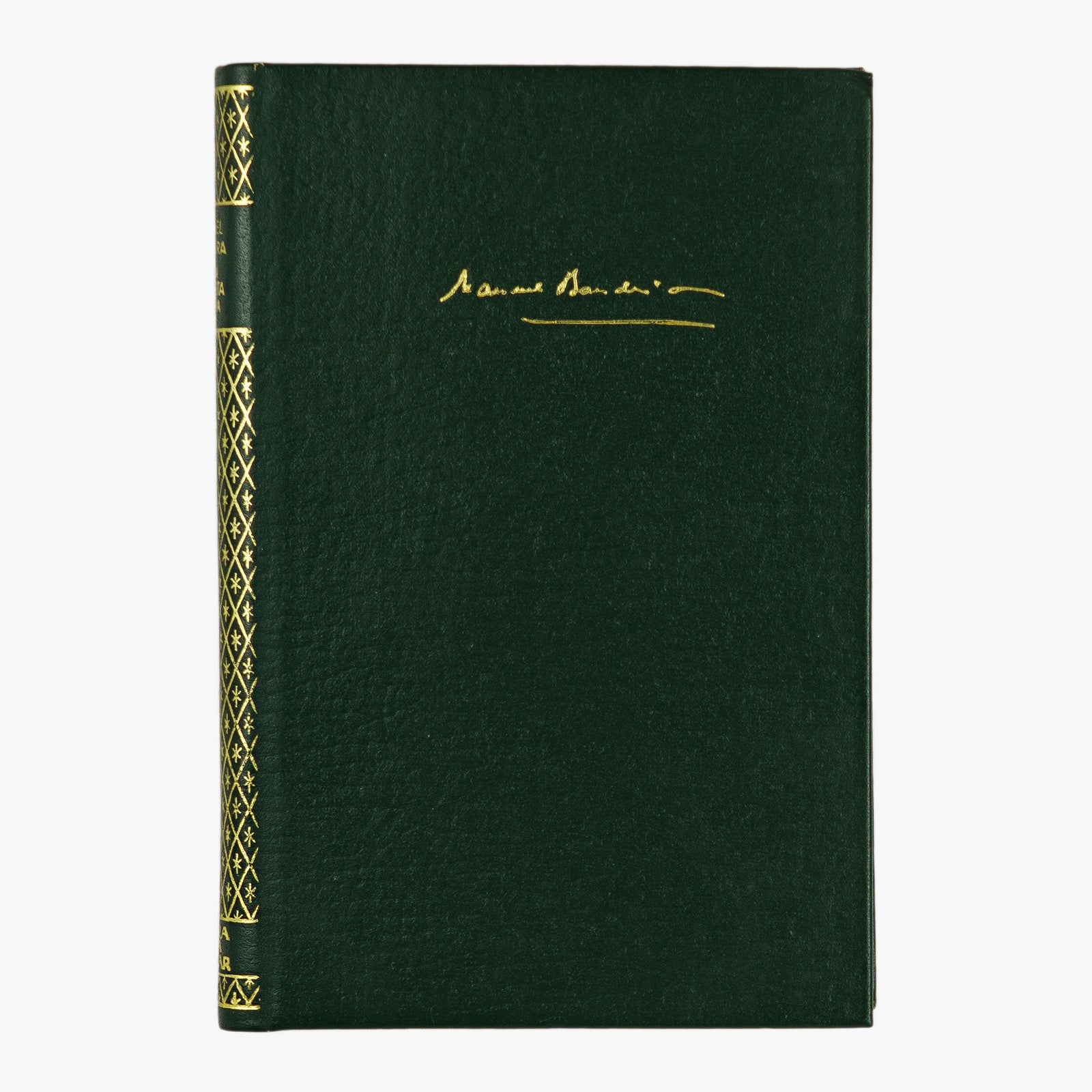 Manuel Bandeira — Poesia Completa e Prosa (Editora Nova Aguilar, 1977). Livro físico. Encadernação em couro com douração.