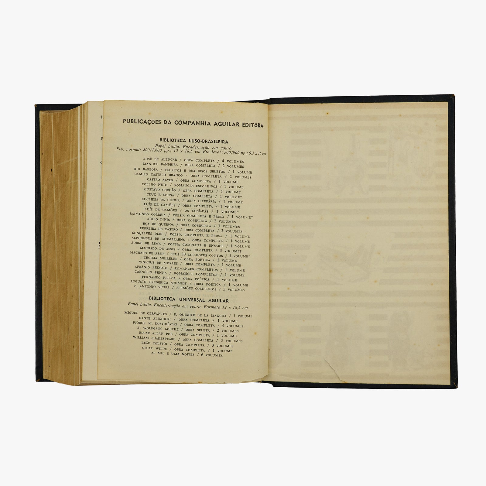 DOSTOIÉVSKI, Fiódor Mikhailovich (1821–1881). Obra Completa (Companhia Aguilar Editora, Rio de Janeiro, 1963/1975), 4 vols.