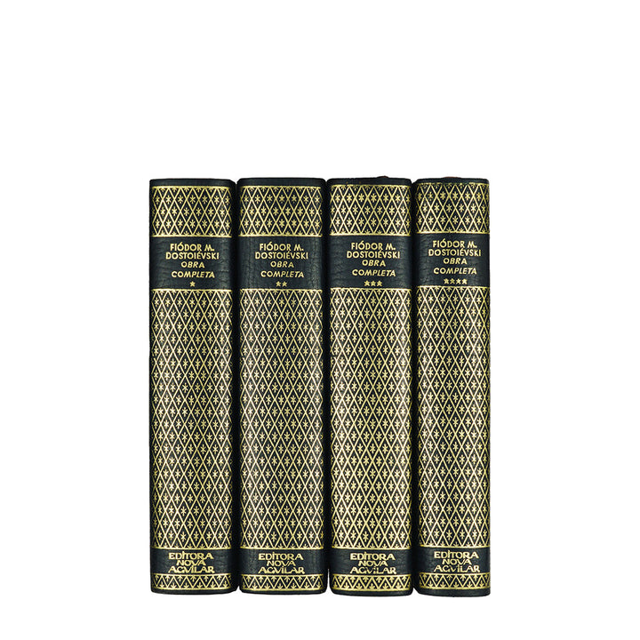 DOSTOIÉVSKI, Fiódor Mikhailovich (1821–1881). Obra Completa (Companhia Aguilar Editora, Rio de Janeiro, 1963/1975), 4 vols.