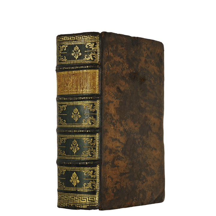 Biblia Sacra — Vulgatæ Editionis (Typographia Balleoniana, 1765). Livro físico. Encadernação em couro com douração. Latim, século XVIII.