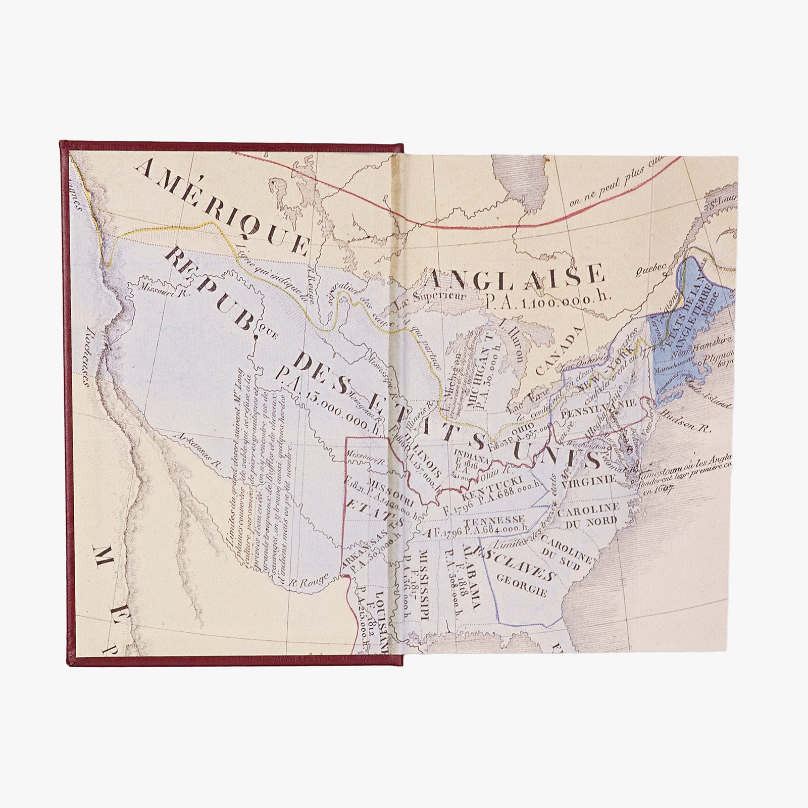 Alexis de Tocqueville — Democracy in America (Folio Society, 2002). Livro físico. Encadernação editorial com douração.