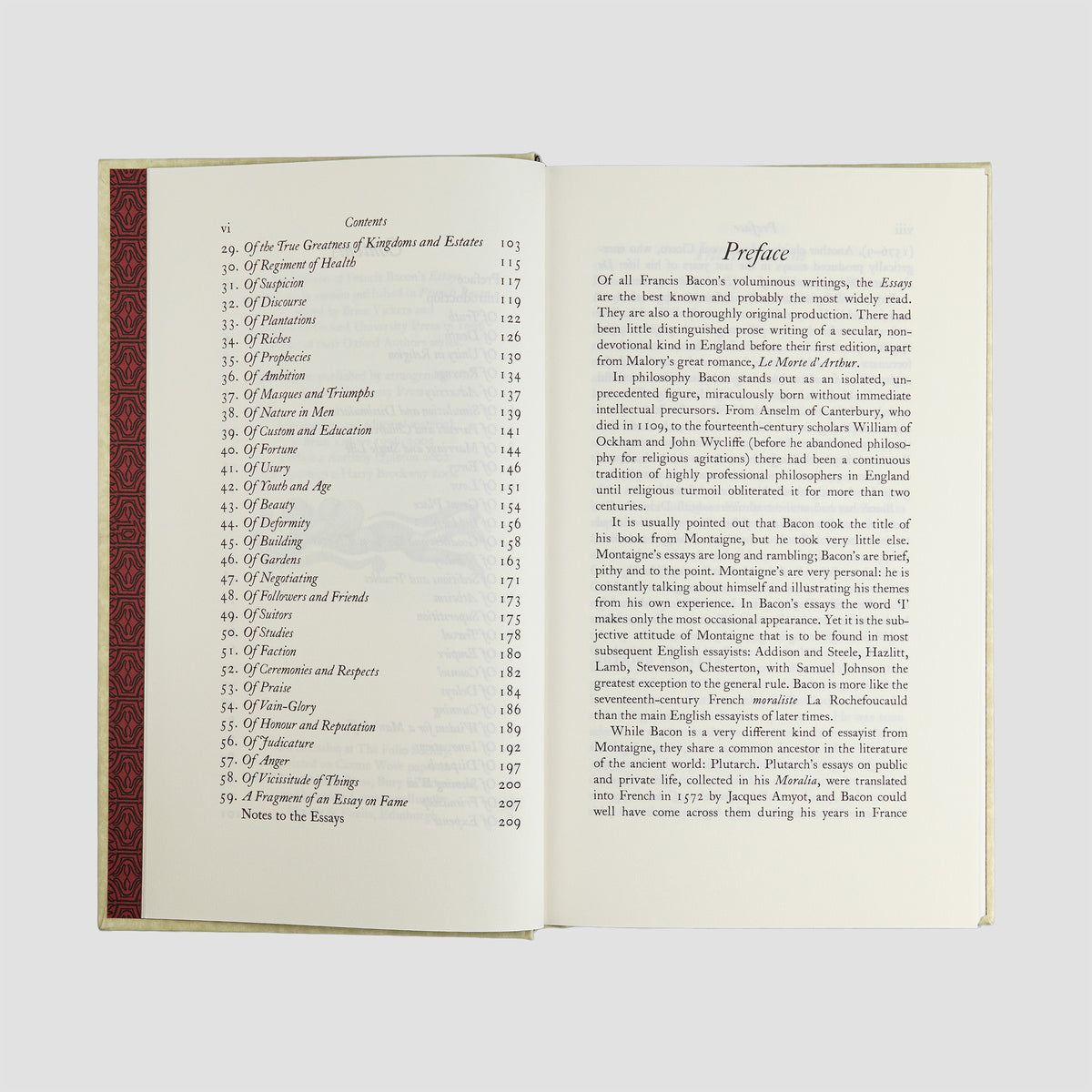 BACON, Francis (1561-1626). Essays, or Counsels Civil and Moral (The Folio Society, London, 2002).