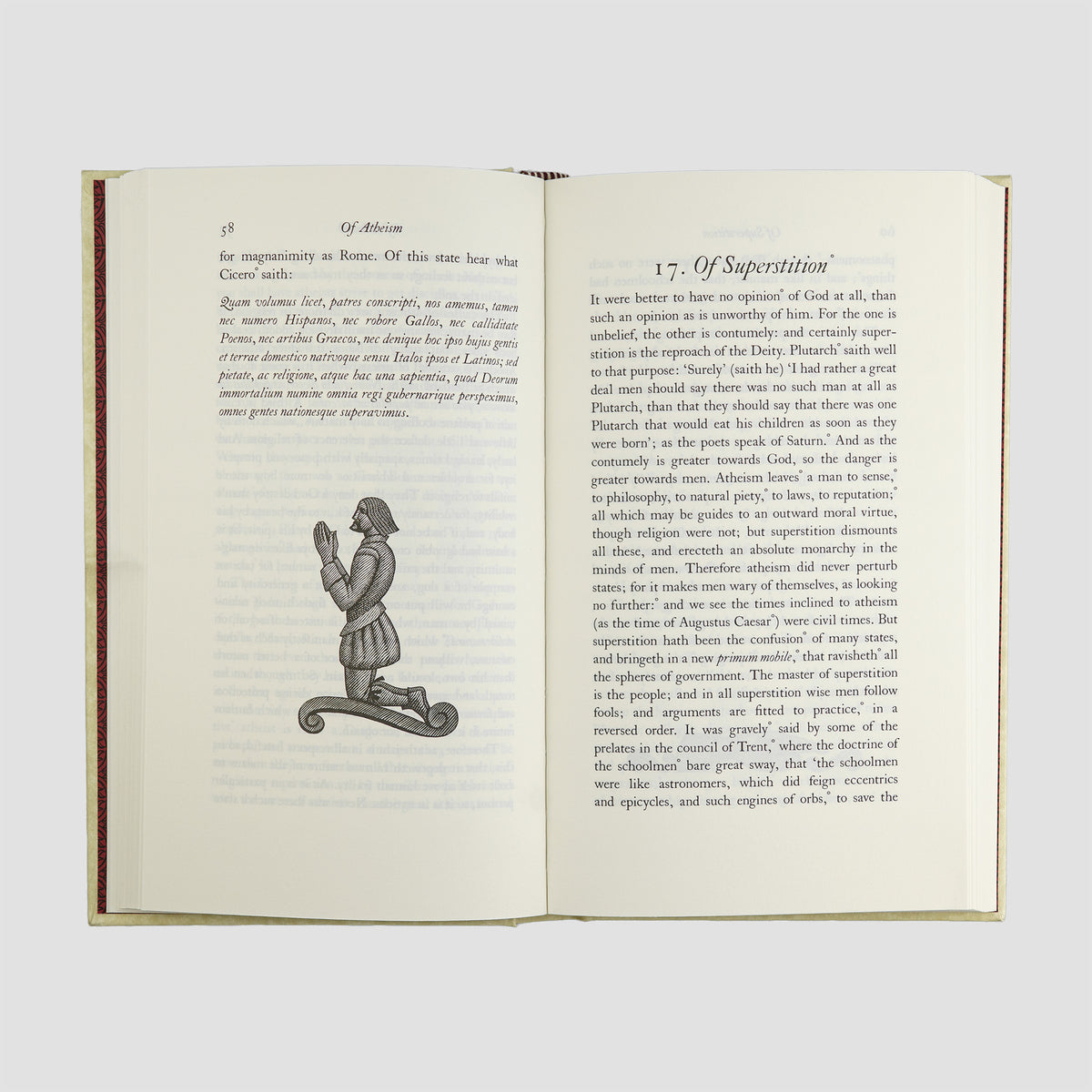 BACON, Francis (1561-1626). Essays, or Counsels Civil and Moral (The Folio Society, London, 2002).