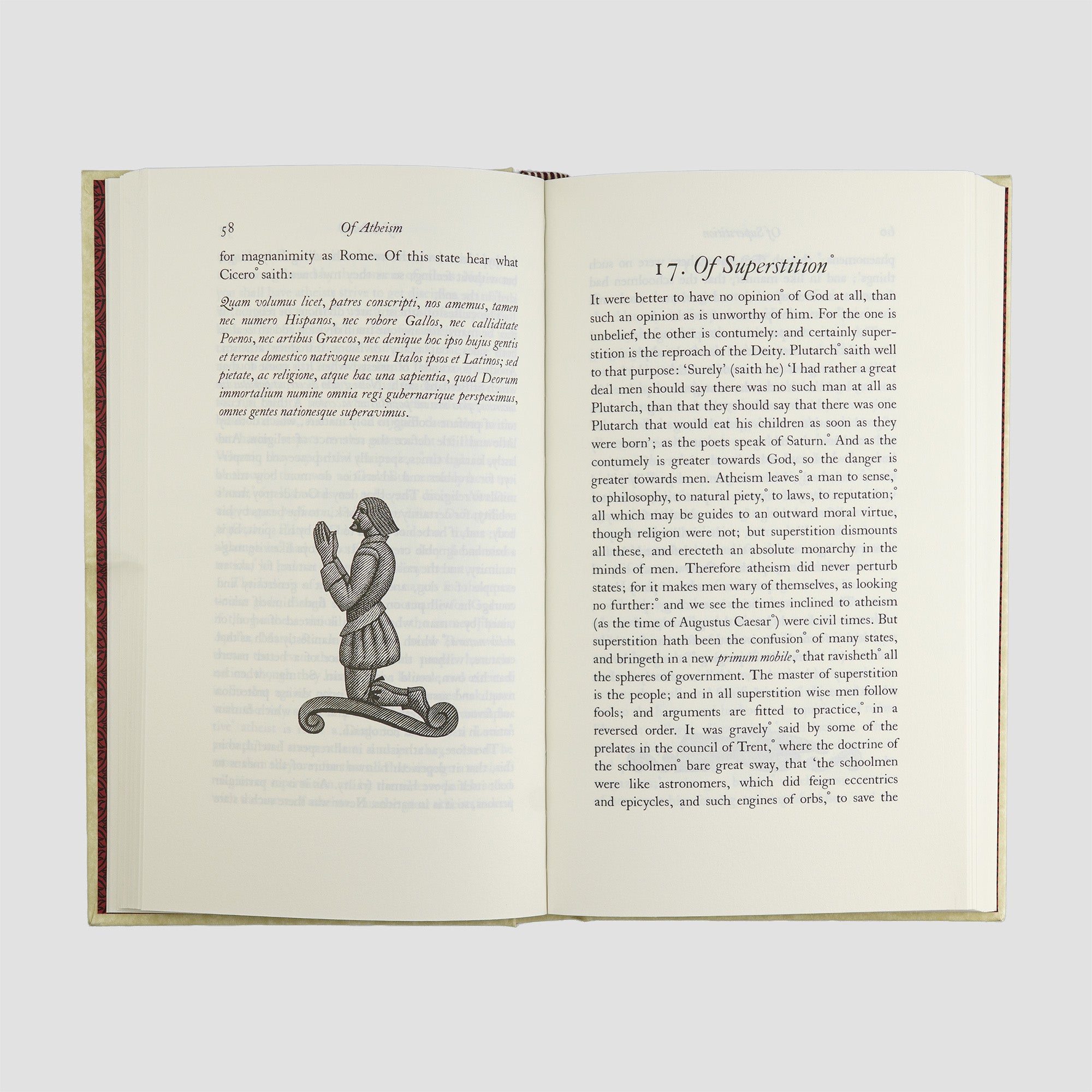 BACON, Francis (1561-1626). Essays, or Counsels Civil and Moral (The Folio Society, London, 2002).