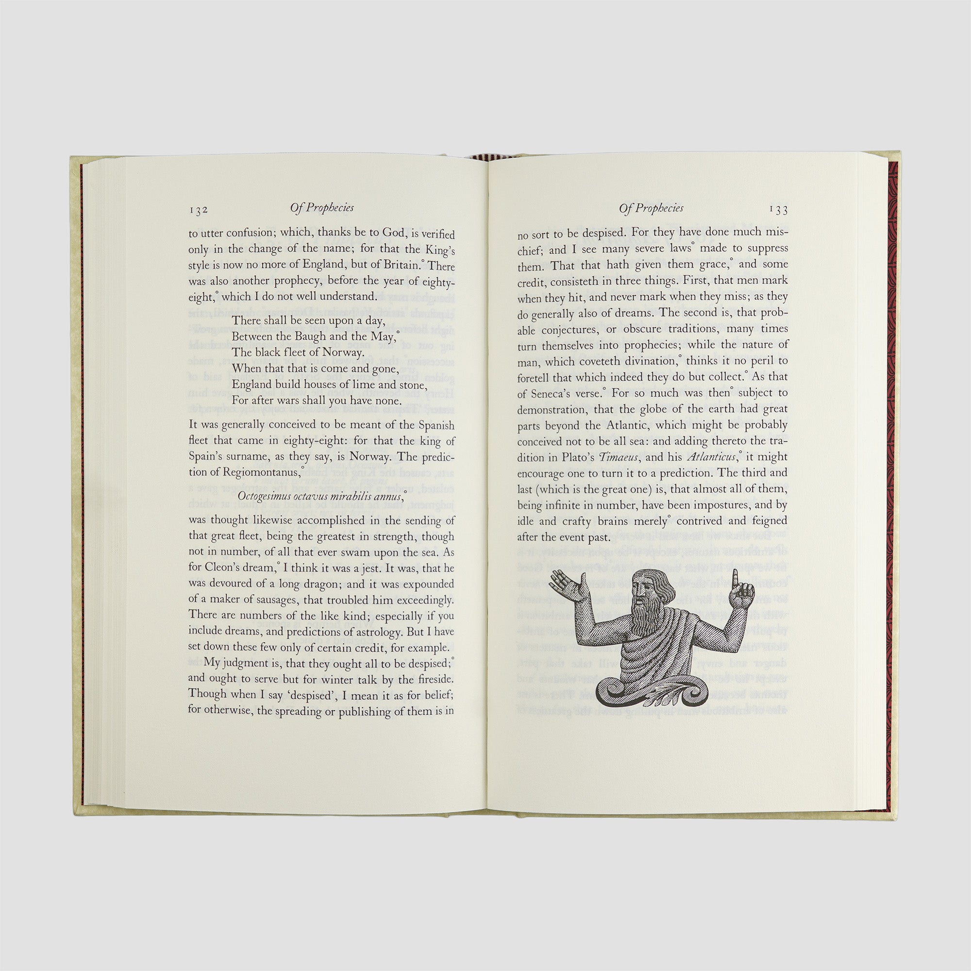 BACON, Francis (1561-1626). Essays, or Counsels Civil and Moral (The Folio Society, London, 2002).