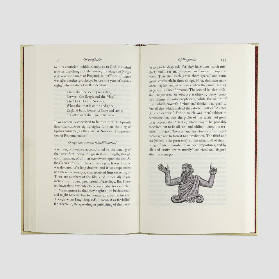 BACON, Francis (1561-1626). Essays, or Counsels Civil and Moral (The Folio Society, London, 2002).
