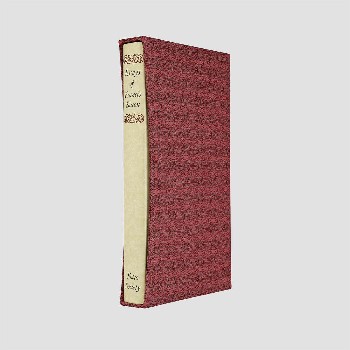 livro Essays or Counsels Civil and Moral de Francis Bacon edição Folio Society 2002