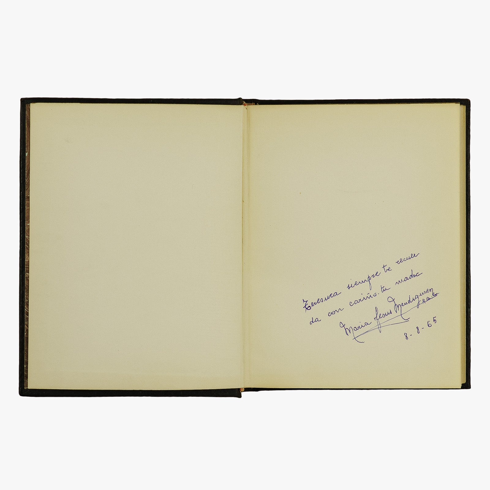 Santa Teresa de Jesús — Castillo interior o Las moradas (1944). Livro físico com dedicatória e reproduções fac-similares. Encadernação com douração.