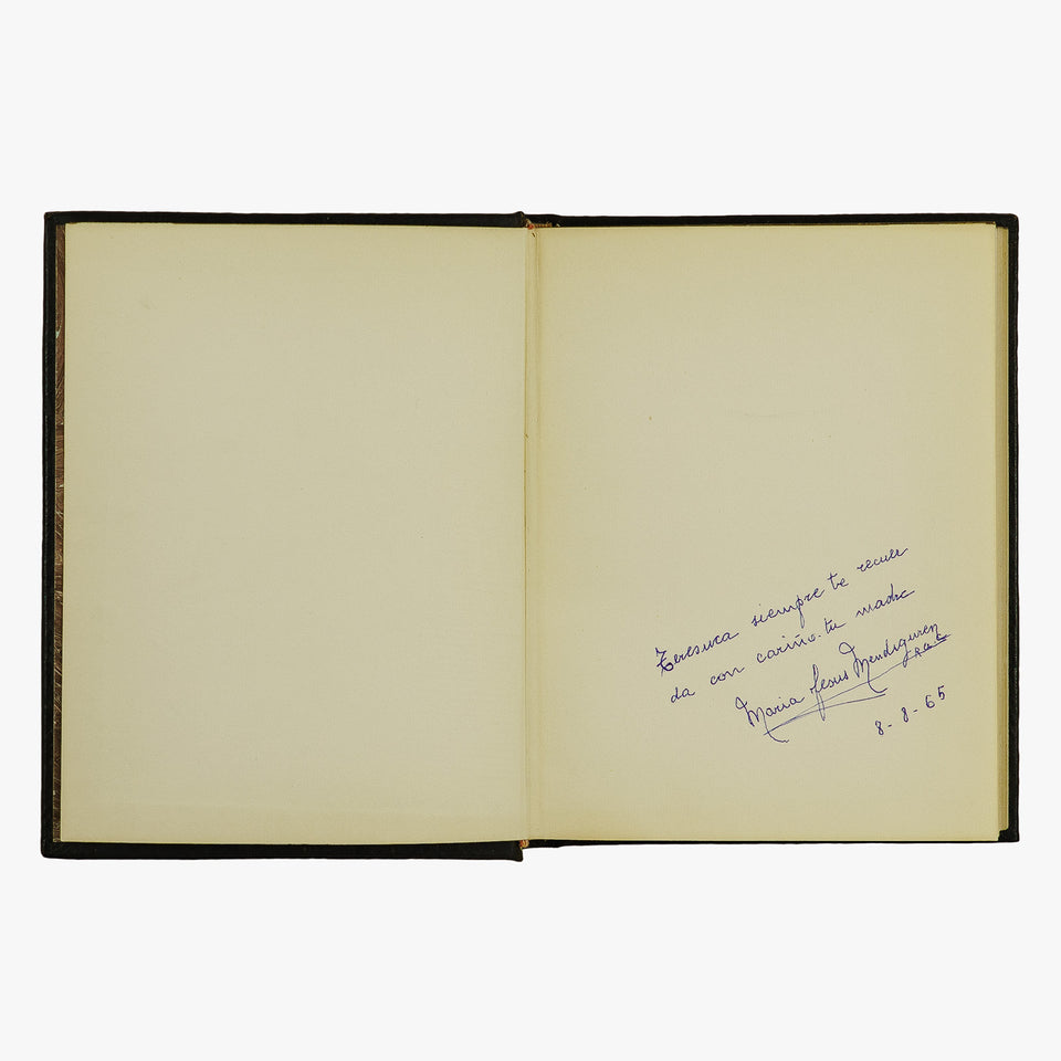 Santa Teresa de Jesús — Castillo interior o Las moradas (1944). Livro físico com dedicatória e reproduções fac-similares. Encadernação com douração.