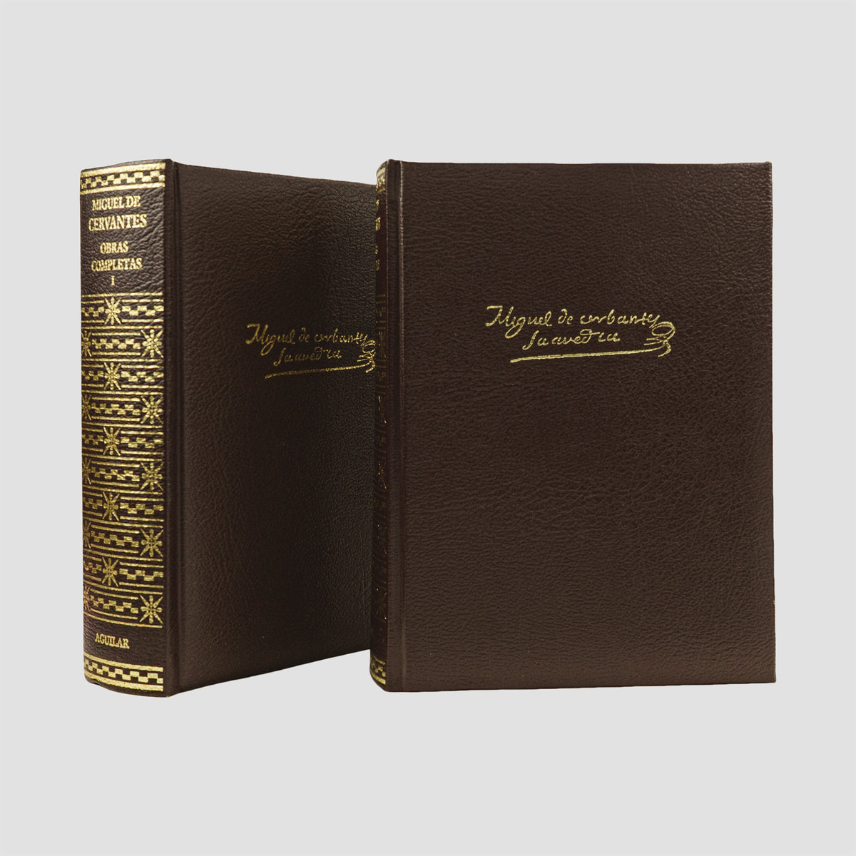 CERVANTES, Miguel de (1547–1616). Obras completas (Aguilar, Madrid, 2003), 2 vols.