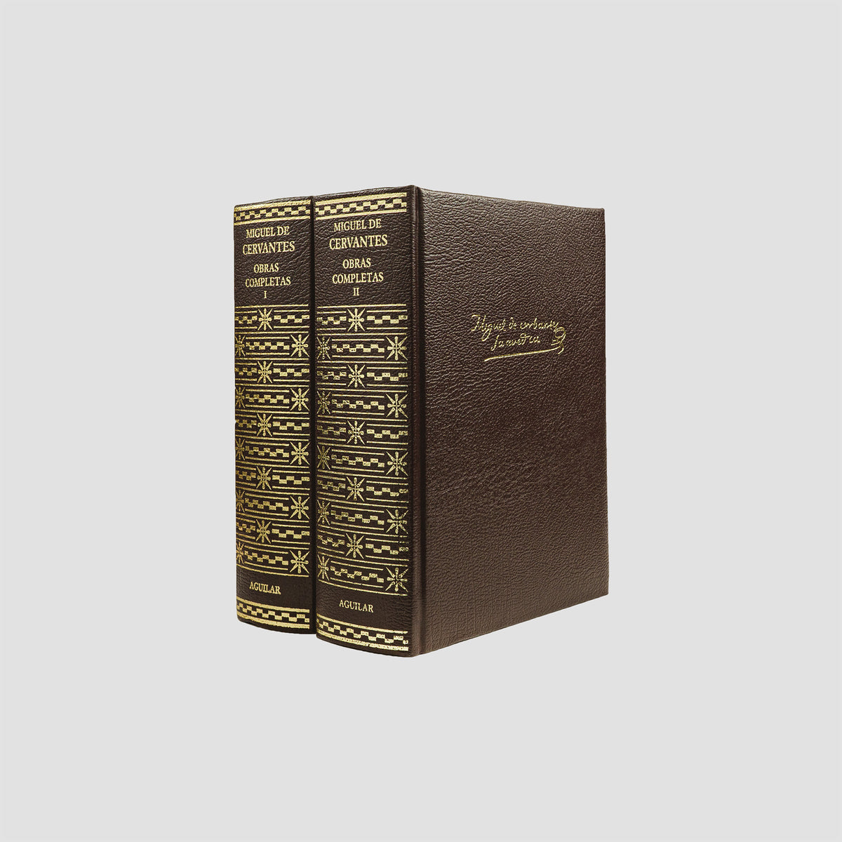 CERVANTES, Miguel de (1547–1616). Obras completas (Aguilar, Madrid, 2003), 2 vols.