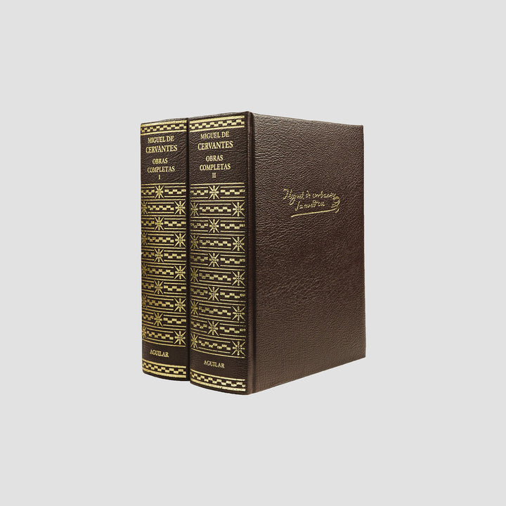 CERVANTES, Miguel de (1547–1616). Obras completas (Aguilar, Madrid, 2003), 2 vols.