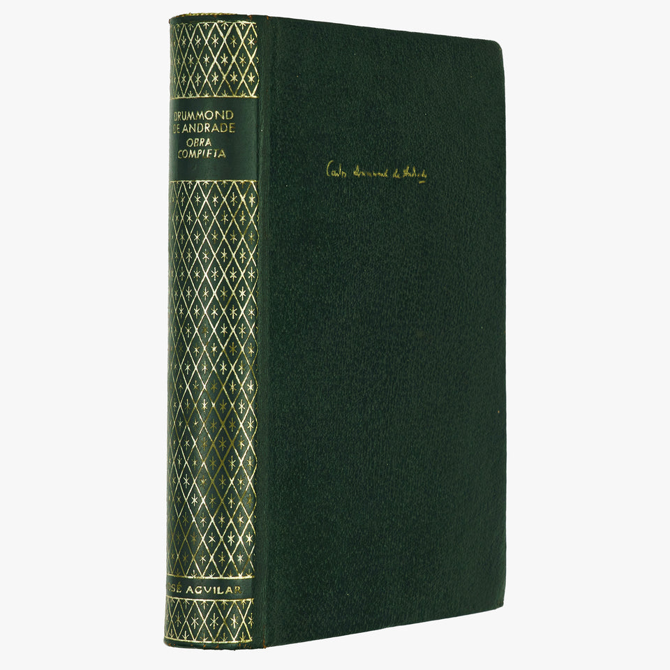 DRUMMOND DE ANDRADE, Carlos (1902-1987). Obra completa (Companhia José Aguilar Editora, Rio de Janeiro, 1967).