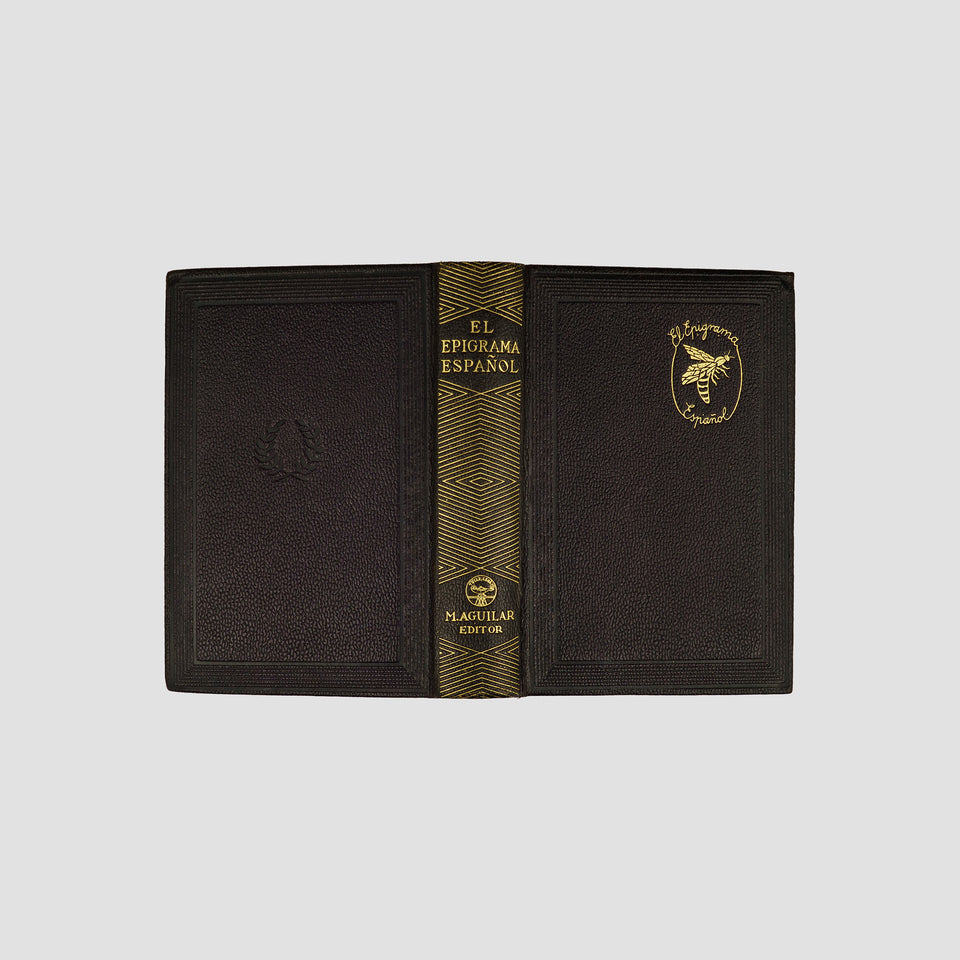 livro El epigrama español de Federico Carlos Sáinz de Robles primeira edição 1941