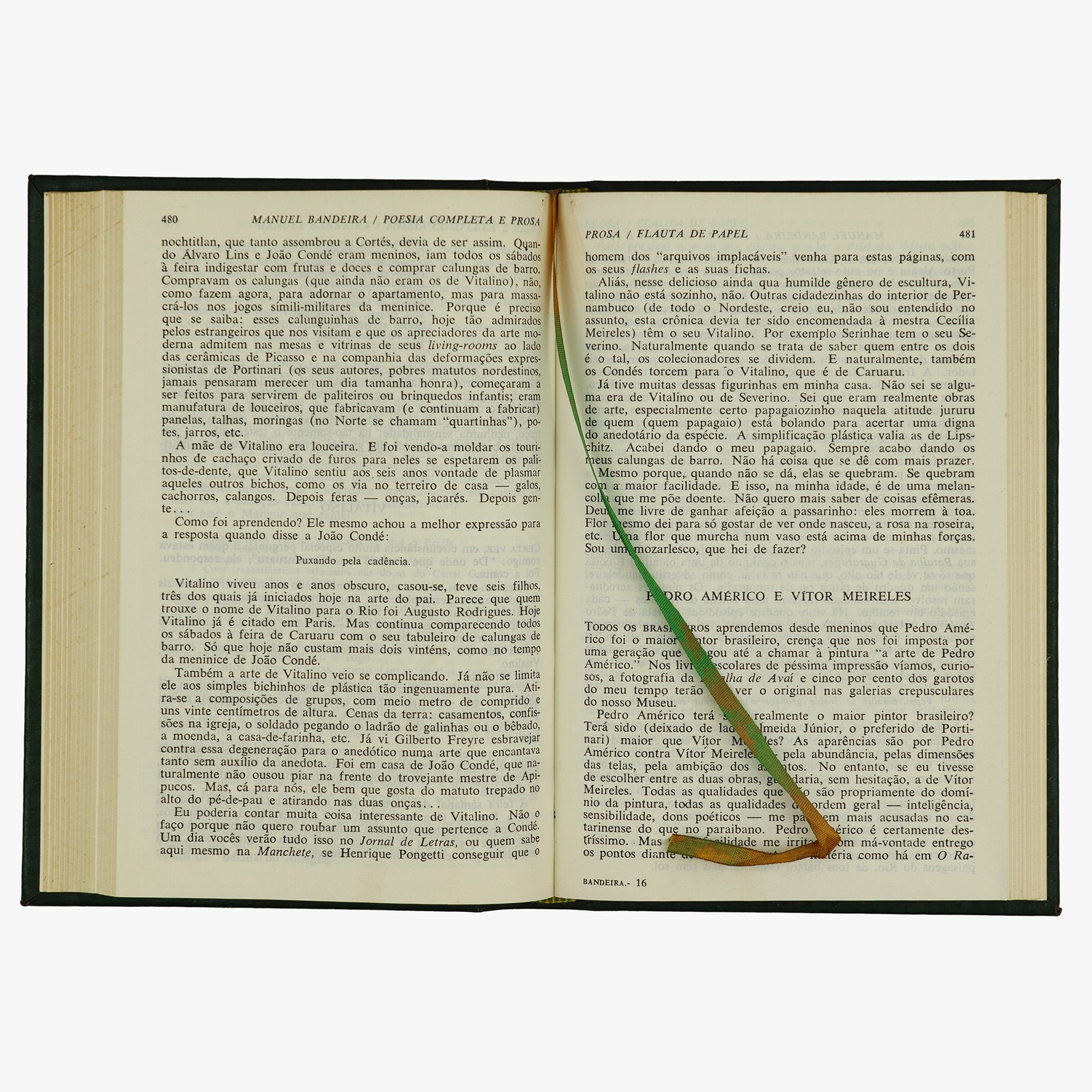 BANDEIRA, Manuel (1886–1968). Poesia completa e prosa (Editora Nova Aguilar, Rio de Janeiro, 1977).