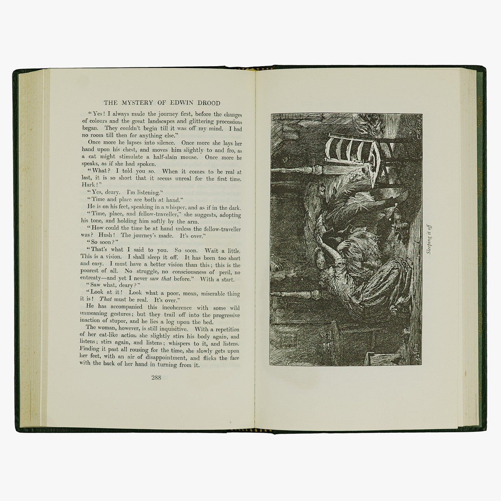 Dickens - The Mystery of Edwin Drood • Master Humphrey’s Clock (c.1960). Livro físico ilustrado. Encadernação editorial com douração.