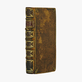 Duguet — Lettres sur divers sujets de Morale et de Piété (1708). Livro físico. Século XVIII. Encadernação em couro com douração.