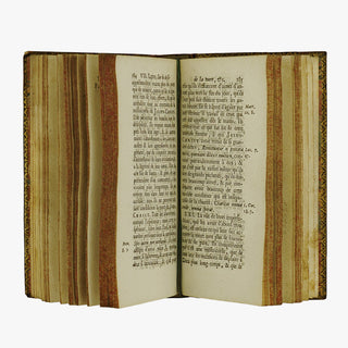 Duguet — Lettres sur divers sujets de Morale et de Piété (1708). Livro físico. Século XVIII. Encadernação em couro com douração.