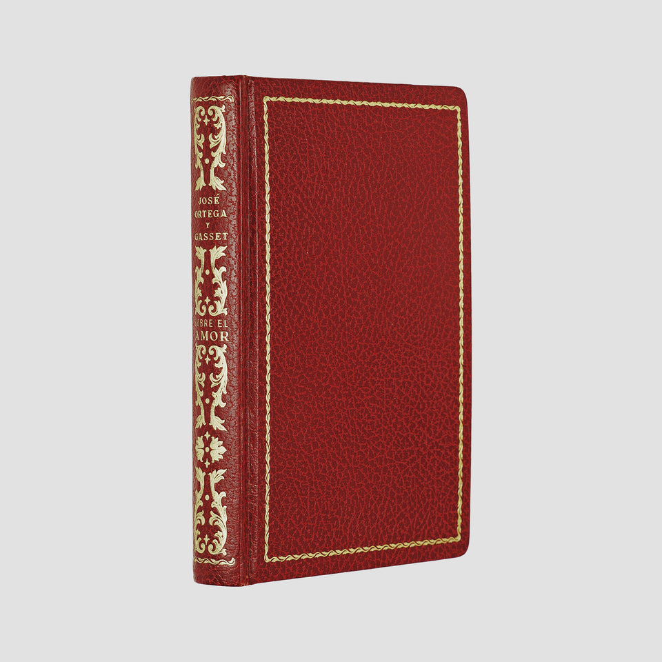 livro Sobre el amor de José Ortega y Gasset edição 1963