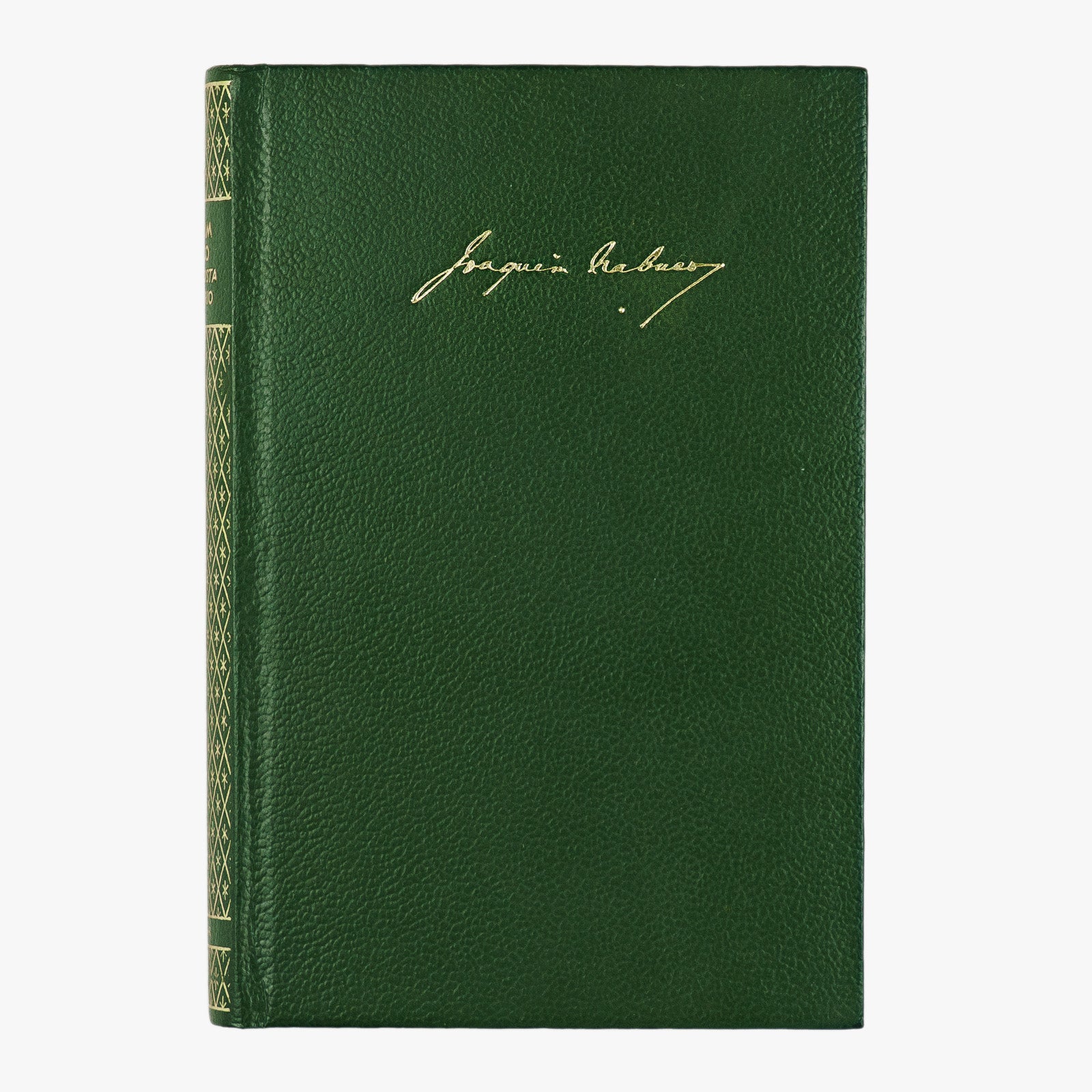 Joaquim Nabuco — Um Estadista do Império (Editora Nova Aguilar, 1975). Livro físico com encadernação em couro com douração.