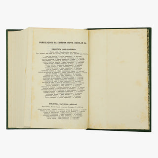 Joaquim Nabuco — Um Estadista do Império (Editora Nova Aguilar, 1975). Livro físico com encadernação em couro com douração.