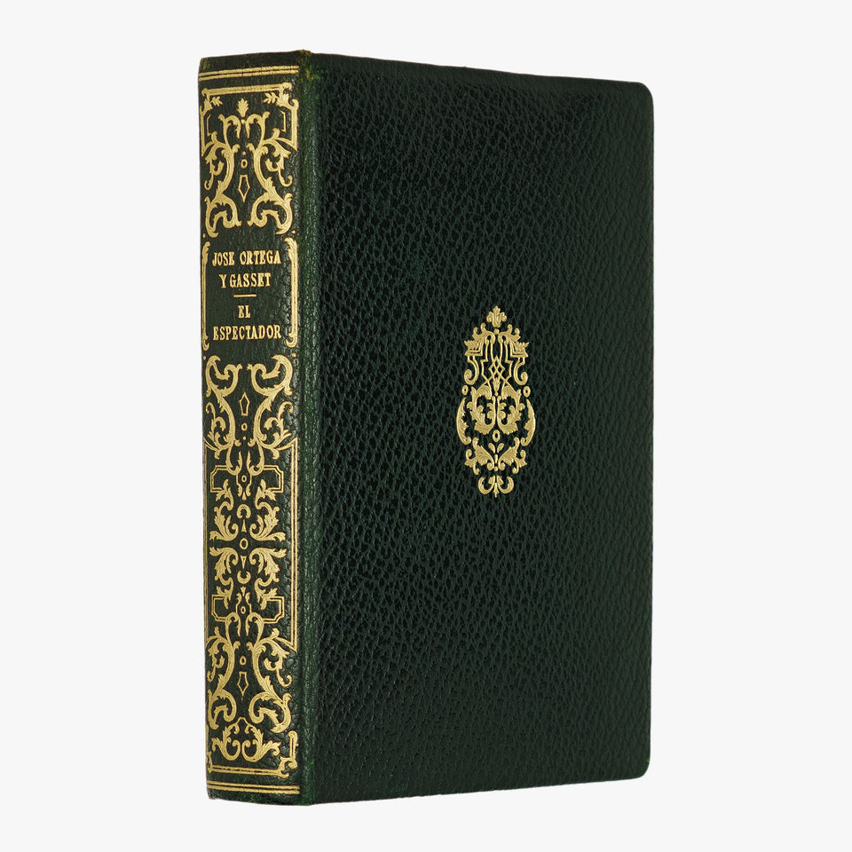 José Ortega y Gasset — El Espectador (Biblioteca Nueva, 1950). Livro físico com douração. 1ª (primeira) edição.