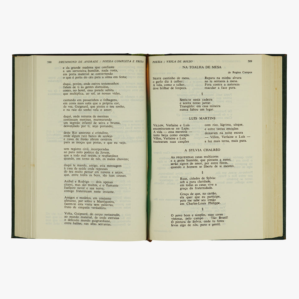 DRUMMOND DE ANDRADE, Carlos (1902–1987). Poesia Completa e Prosa (Editora Nova Aguilar, Rio de Janeiro, 1977).