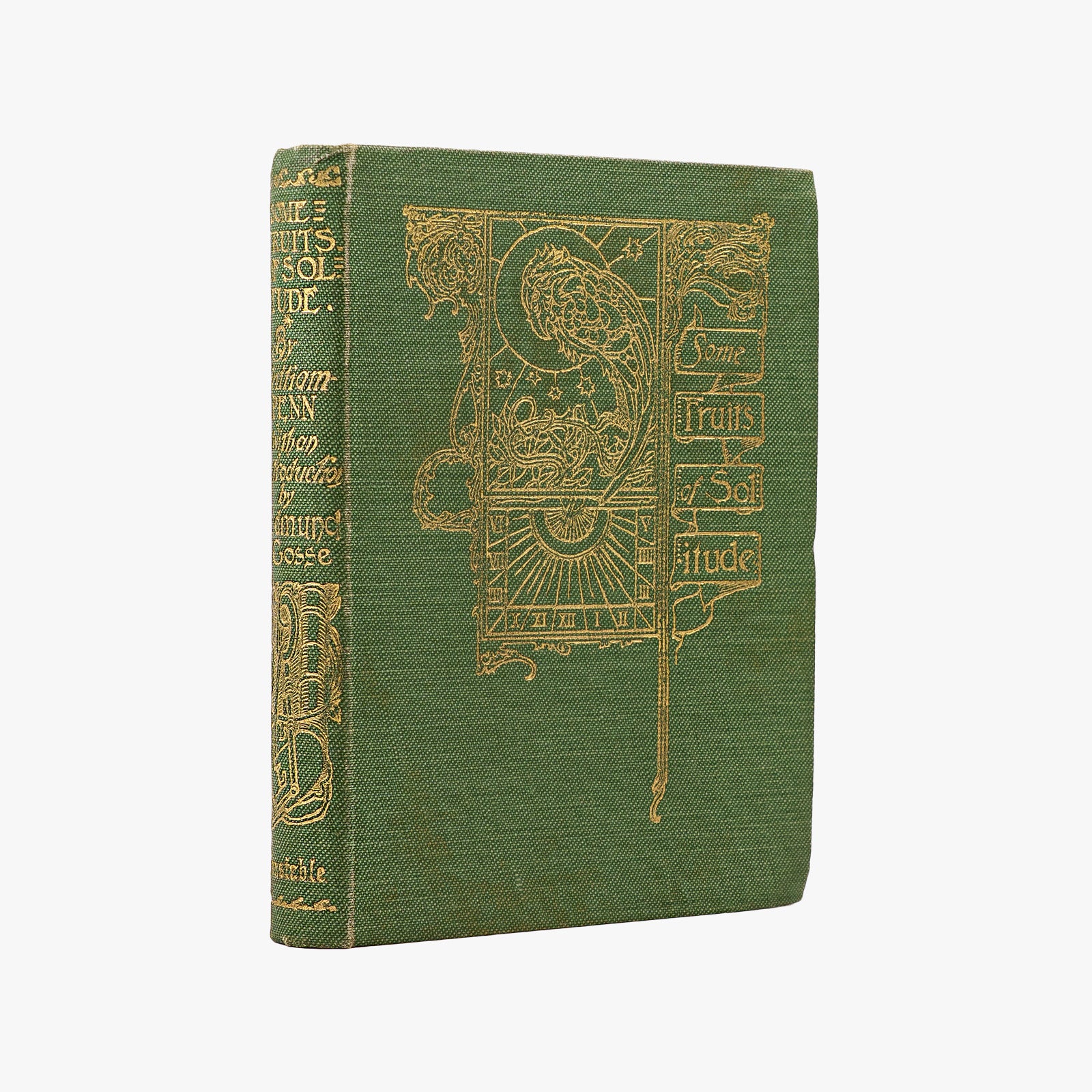 William Penn — Some Fruits of Solitude (Archibald Constable, 1903). Livro físico.