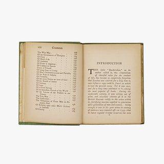 William Penn — Some Fruits of Solitude (Archibald Constable, 1903). Livro físico.