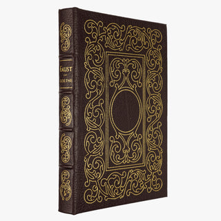 Faust. Goethe. Livro físico ilustrado. Edição de luxo The Easton Press. Capa em couro, douração nos cortes e fita de leitura em cetim.
