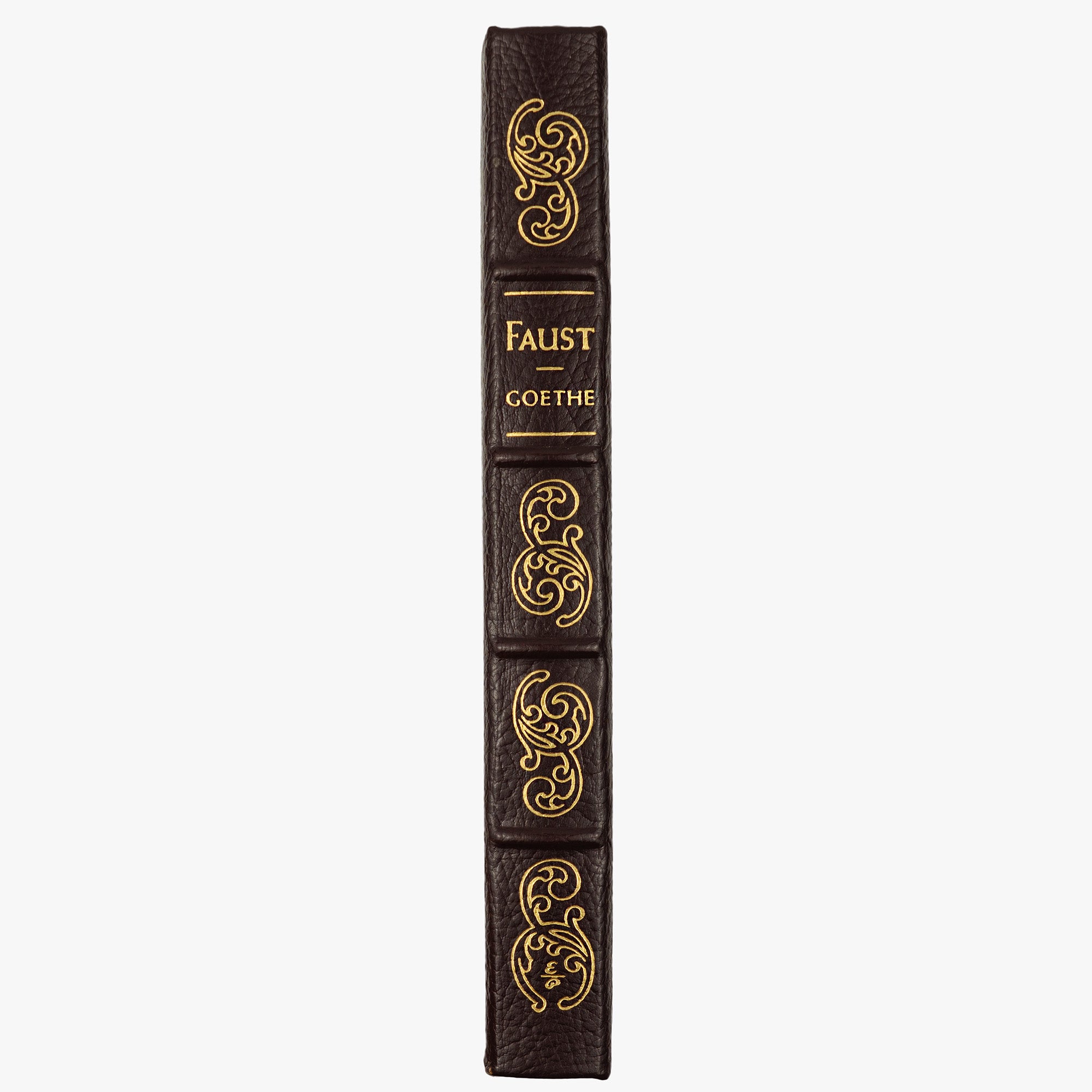 Faust. Goethe. Livro físico ilustrado. Edição de luxo The Easton Press. Capa em couro, douração nos cortes e fita de leitura em cetim.