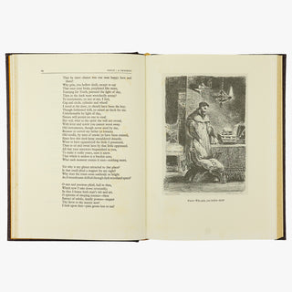 Faust. Goethe. Livro físico ilustrado. Edição de luxo The Easton Press. Capa em couro, douração nos cortes e fita de leitura em cetim.