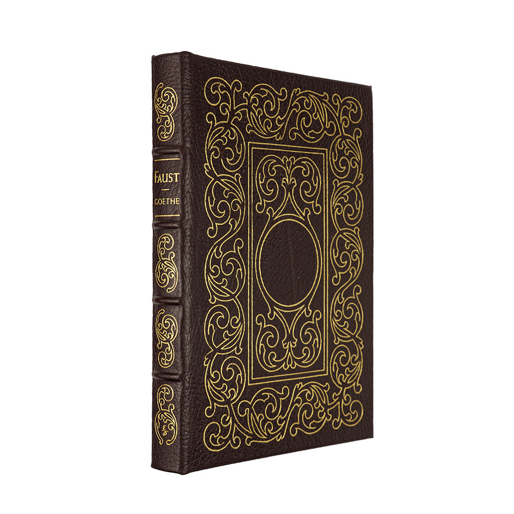 Faust. Goethe. Livro físico ilustrado. Edição de luxo The Easton Press. Capa em couro, douração nos cortes e fita de leitura em cetim.