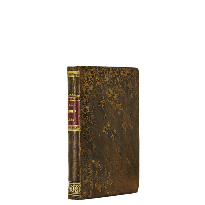 Fray Luis de León — La perfecta casada (Centro General de Administración, 1865). Encadernação em couro com douração. Livro físico.