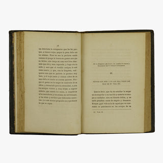 Fray Luis de León — La perfecta casada (Centro General de Administración, 1865). Encadernação em couro com douração. Livro físico.