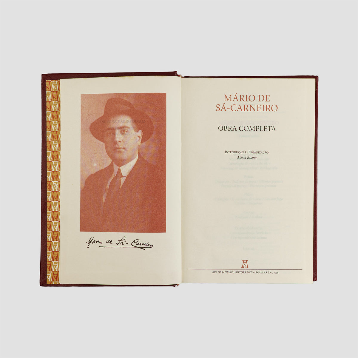 obra completa de Mário de Sá-Carneiro primeira edição Nova Aguilar 1995