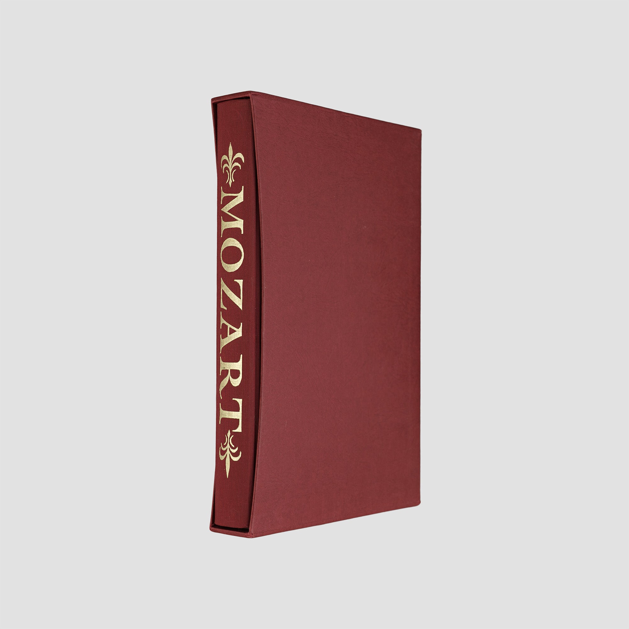 livro The Life of Mozart de Edward Holmes edição Folio Society 1994. Hero com estojo original em vermelho e lombada vermelha com escrito em dourado. 