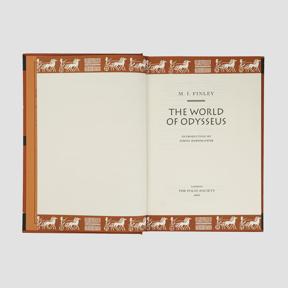 livro The World of Odysseus de M. I. Finley edição Folio Society 2002