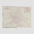 livro Daily Life in Ancient Rome de Jérôme Carcopino edição Folio Society 2004. Folha de guarda com mapa.