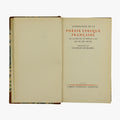 DUHAMEL, Georges (org.) (1884–1966). Anthologie de la Poésie Lyrique Française de la fin du XVe siècle à la fin du XIXe siècle (Insel-Verlag, Leipzig, 1923).