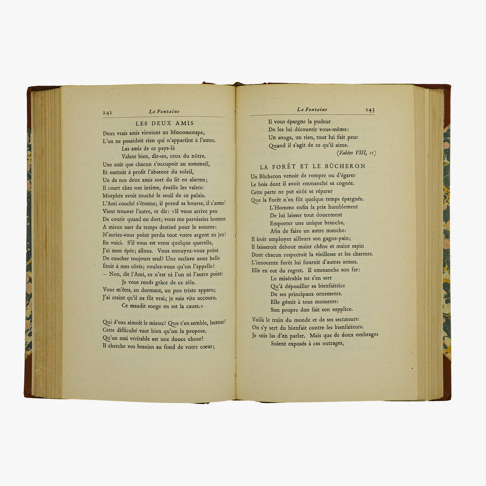 DUHAMEL, Georges (org.) (1884–1966). Anthologie de la Poésie Lyrique Française de la fin du XVe siècle à la fin du XIXe siècle (Insel-Verlag, Leipzig, 1923).