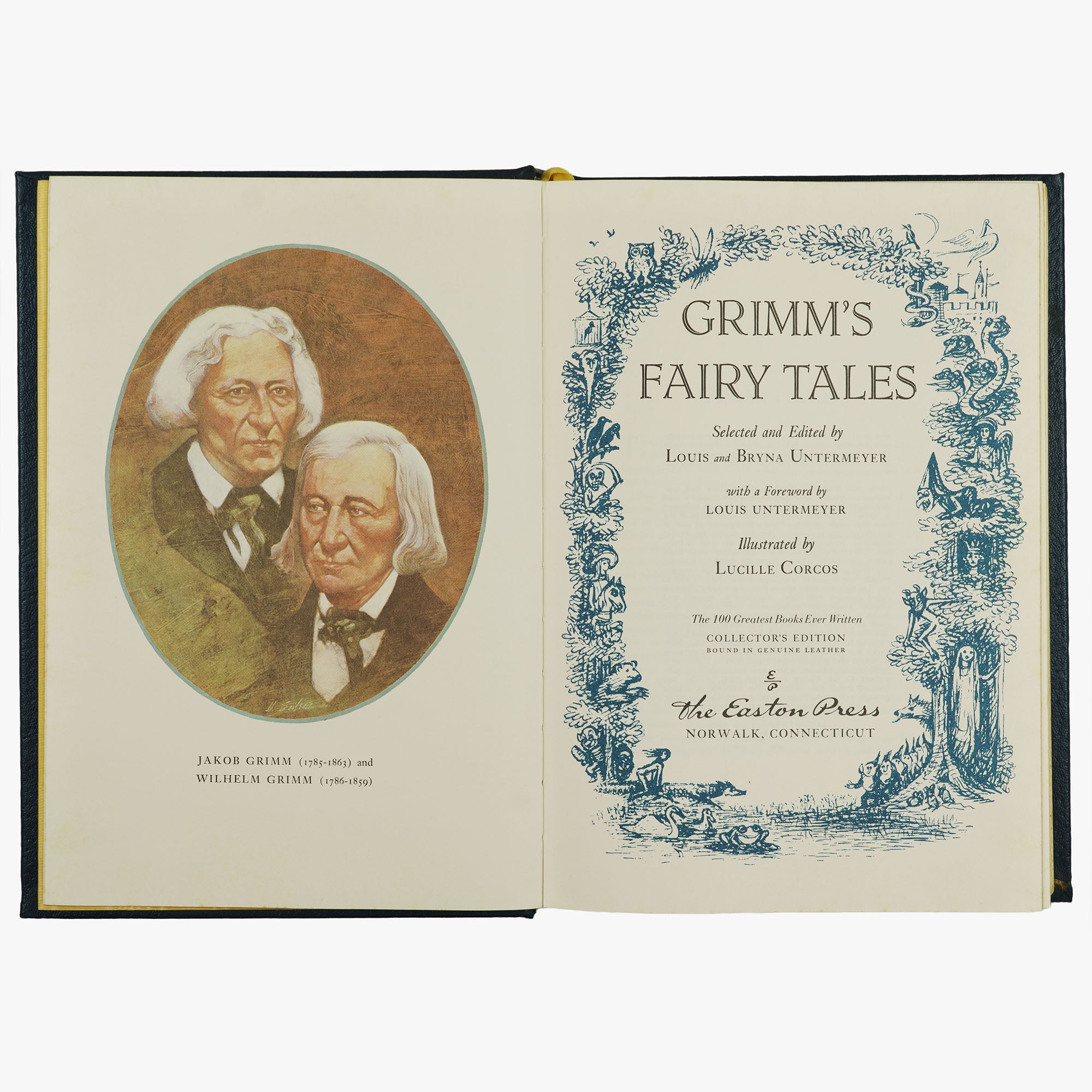 GRIMM, Jacob (1785–1863); GRIMM, Wilhelm (1786–1859). Grimm’s Fairy Tales (The Easton Press, Norwalk, 1980).