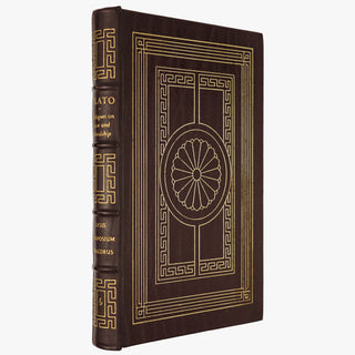 Platão — Lysis, or Friendship ·  Symposium ·  Phaedrus (Easton Press, 1979). Livro físico em edição de luxo ilustrada. Capa de couro, fita de leitura em cetim e douração nos cortes.