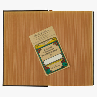 The Poems of Robert Browning (The Easton Press, 1979). Livro físico em encadernação de luxo. Ex-libris. Douração nos cortes.