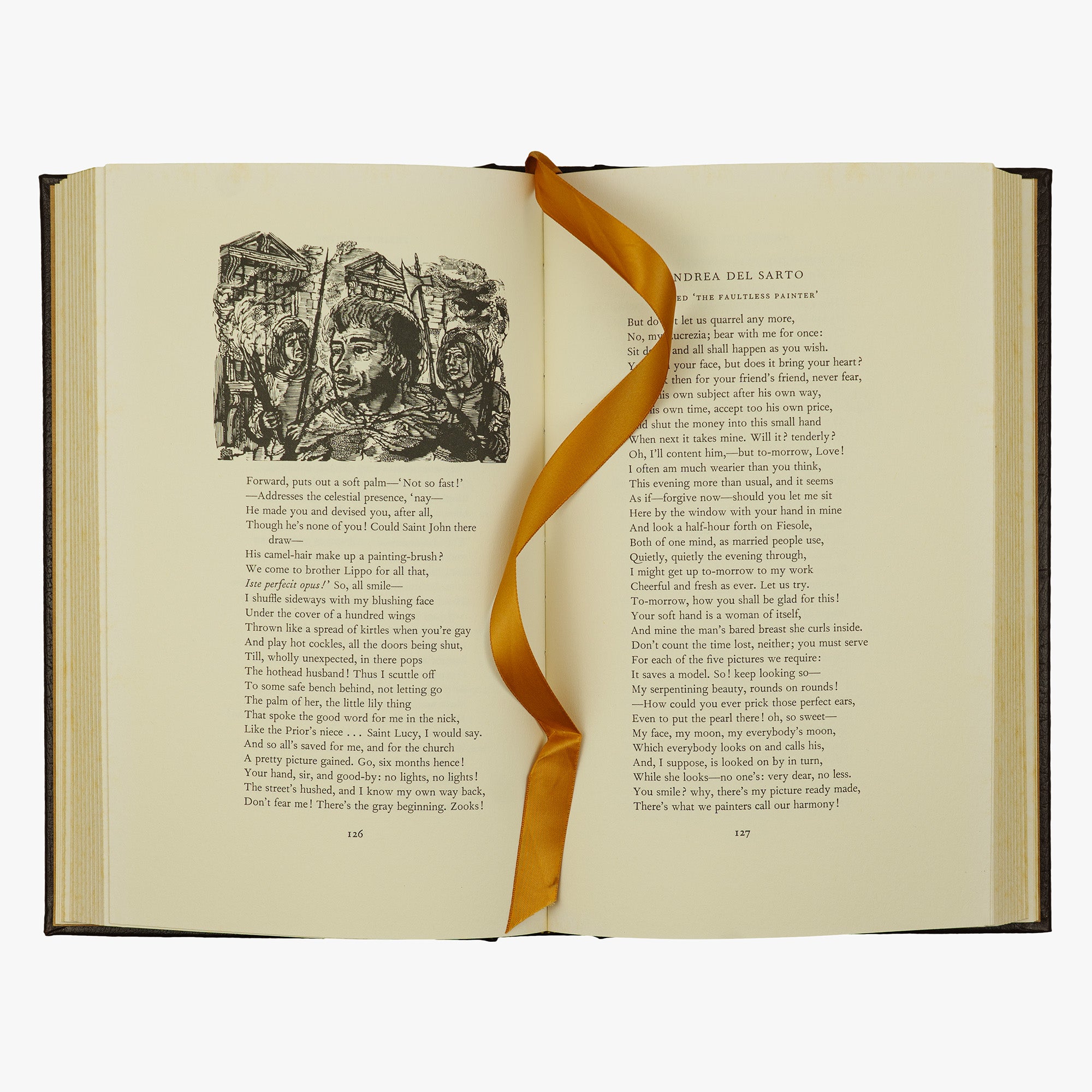 The Poems of Robert Browning (The Easton Press, 1979). Livro físico em encadernação de luxo. Ex-libris. Douração nos cortes. Fita de leitura.