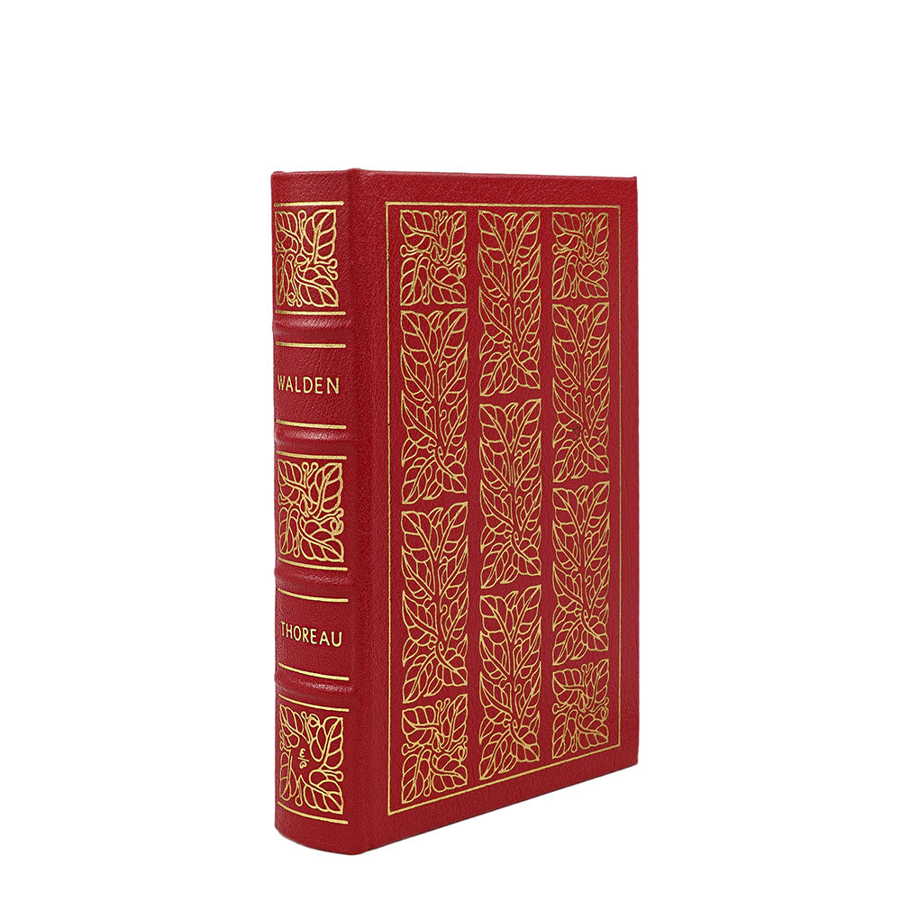 Henry David Thoreau — Walden; or, Life in the Woods (Easton Press, 1981).  Livro físico com encadernação de luxo. 