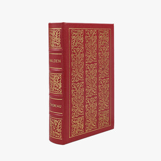 Henry David Thoreau — Walden; or, Life in the Woods (Easton Press, 1981).  Livro físico com encadernação de luxo. 