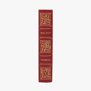 Henry David Thoreau — Walden; or, Life in the Woods (Easton Press, 1981).  Livro físico com encadernação de luxo. 