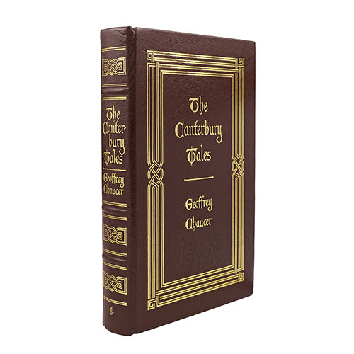 Geoffrey Chaucer — The Canterbury Tales (The Easton Press, 1978). Edição de luxo da série The 100 Greatest Books Ever Written. Livro físico.