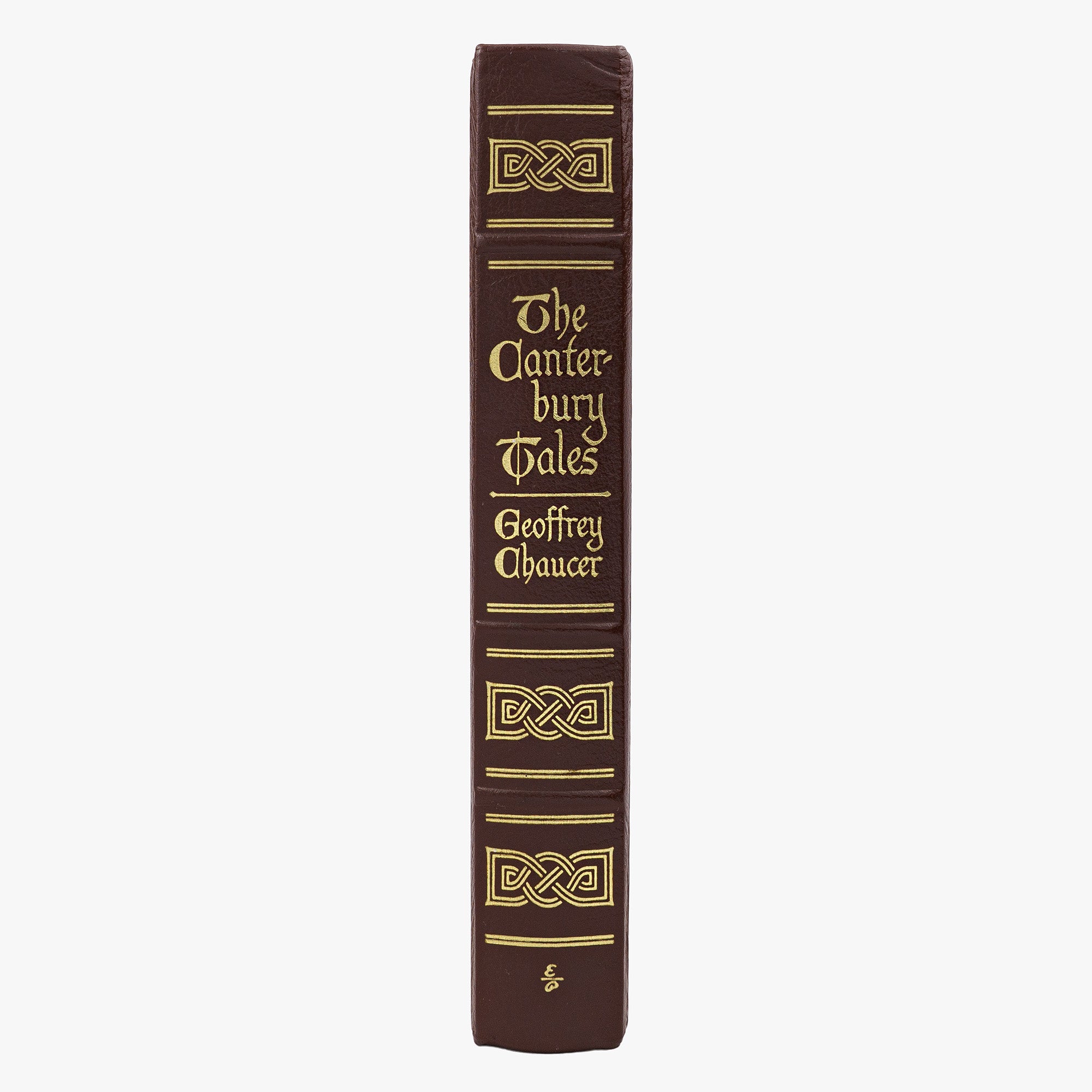 Geoffrey Chaucer — The Canterbury Tales (The Easton Press, 1978). Edição de luxo da série The 100 Greatest Books Ever Written. Livro físico.